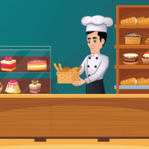 Επαγγέλματα : Ο Χαράλαμπος ζαχαροπλάστης και οι μικρές Φίφη και Φώφη