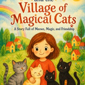 Danae and the Village of Magical Cats English children’s eBook cover with magical cats, friendship and adventure
