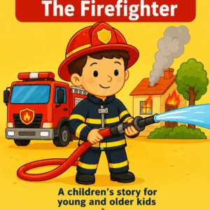 haralampos the Firefighter children’s book cover by Pantelis Papakonstantinou