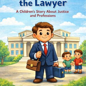 Charalambos the Lawyer children’s book cover by Pantelis Papakonstantinou