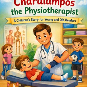 Charalampos the Physiotherapist English children’s eBook cover