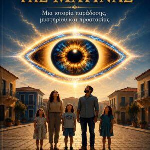 Matina's Eye magical realism book cover by Pantelis Papakonstantinou