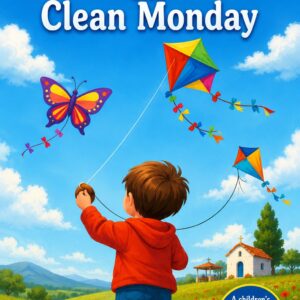 Charalampos and Clean Monday children’s book cover by Pantelis Papakonstantinou